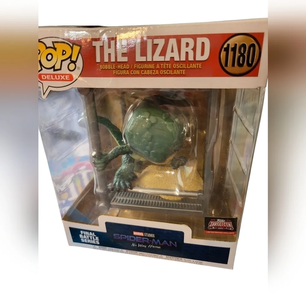 Funko Green and Yellow Reptile Collectible The Lizard #1180 New
